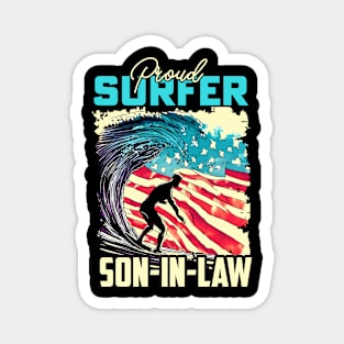 Proud Surfer Son-in-Law Magnet