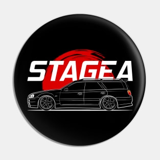 Racing Stagea Station Wagon JDM Pin