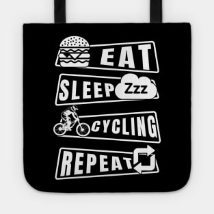 Eat Sleep Cycling Repeat Tote