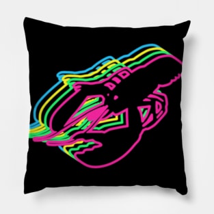 Lobster 80s Neon Pillow