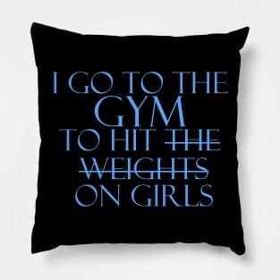 Fitness funny cute cool workout Pillow