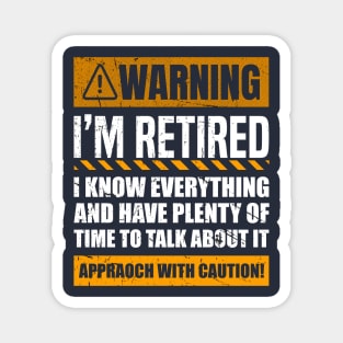 Retirement Design For Men Women Retiree Retired Retirement Magnet