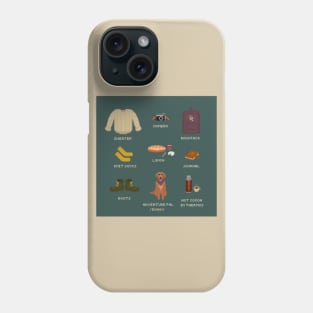 Adventure in the Woods Starter Pack Pixel Art Phone Case