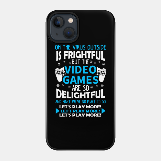 Video Games Ugly Christmas Sweater - Gaming Apparel - Phone Case