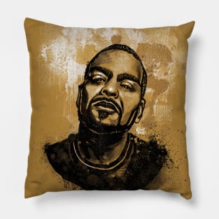 Portrait rapper 1 Pillow