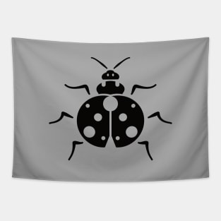 Ladybug (Black) Tapestry