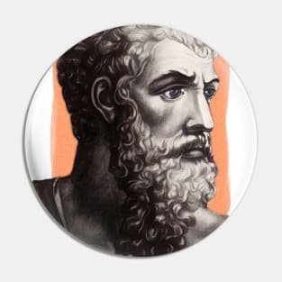 Greek Playwright Aristophanes illustration Pin
