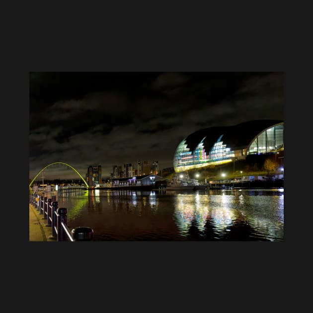 River Tyne Reflections by Violaman