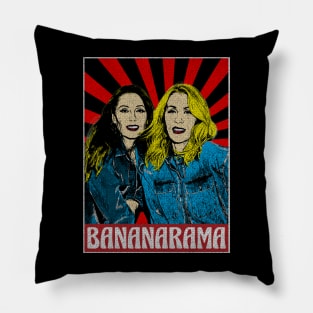 Bananarama Pop Art Fan Art Pillow