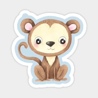 Cute Baby Monkey Magnet