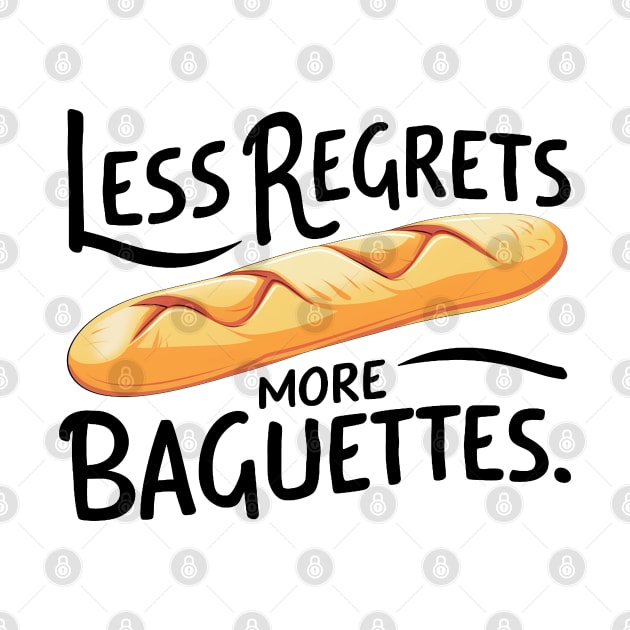 Less Regrets More Baguettes by mdr design