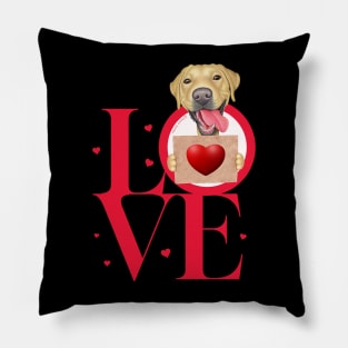 Labrador Retriever Love Pillow