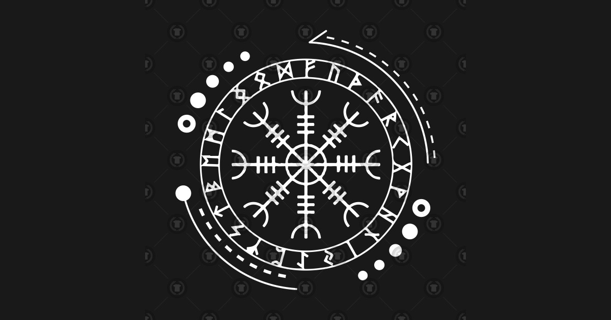 Helm Of Awe Aegishjalmur Norse Pagan Symbol Helm Of Awe