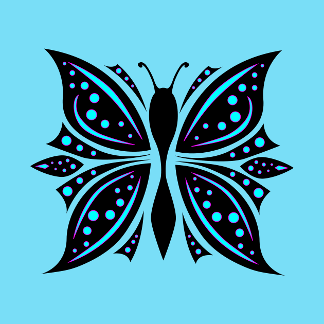 Butterfly Abstract by MedusArt