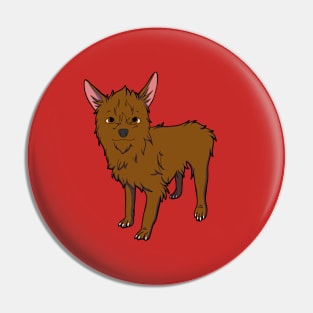 Brown Affenhuahua Pin