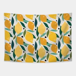 Simple Fruit fruity Lemons Summer Pattern Tapestry