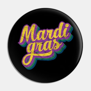 Vintage Mardi Gras Gift Retro Masquerade Costume Bead Parade Pin