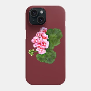 Small  Pink Geranium Phone Case