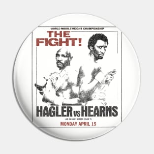 Hagler vs Hearns - Vintage Pin