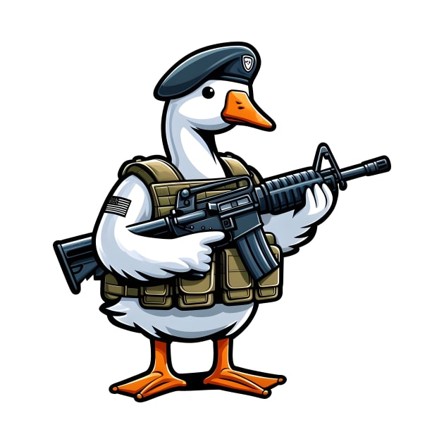 Tactical Goose by Rawlifegraphic