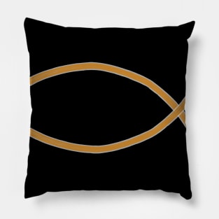 Ichthys fish Christianity Pillow