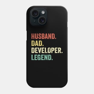 Husband Dad Web Developer Legend Phone Case