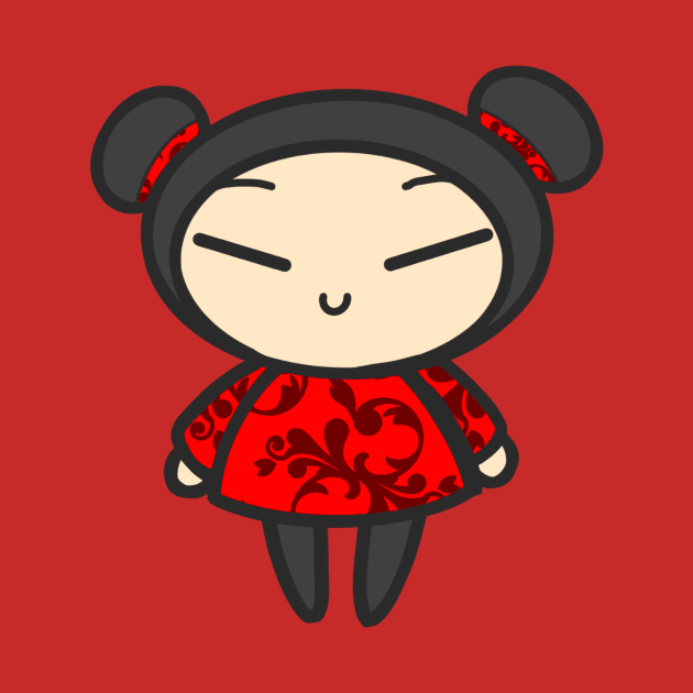 Victorian Flower Pucca by aishiiart