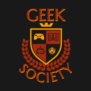 Geek Society (Color Text) T-Shirt