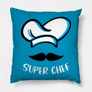 Chef hat for cooking or food concept Pillow