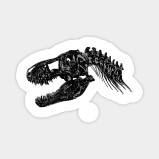 The t-rex skull Magnet