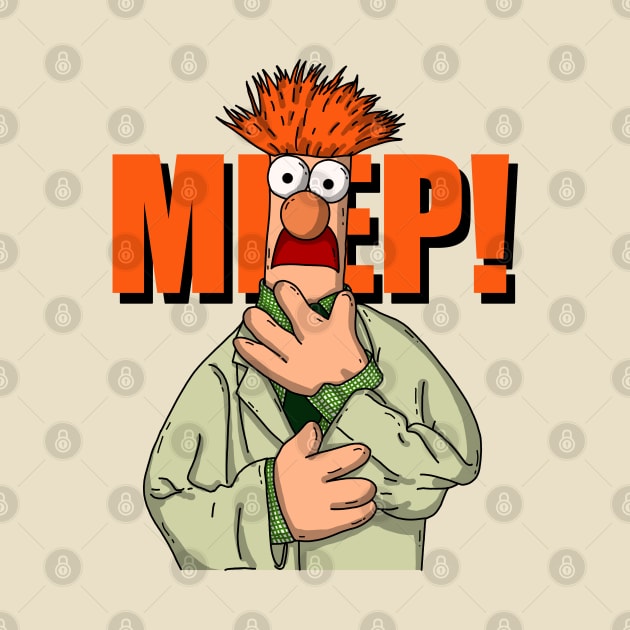 Beaker Muppets by Luna Illustration