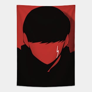 Mashle : Magic and Muscles Anime Characters : Mash Burnedead in Awesome Vintage Pop Art Design Tapestry