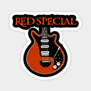 red guitar Magnet