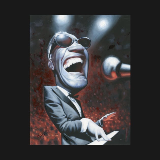 Ray Charles by JamesBennettArt