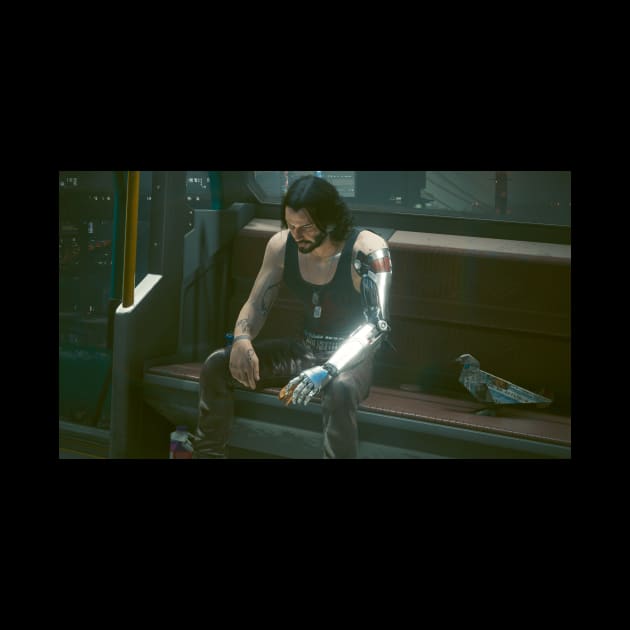 Sad Keanu Sad Johnny Silverhand Cyberpunk 2077 by foozler