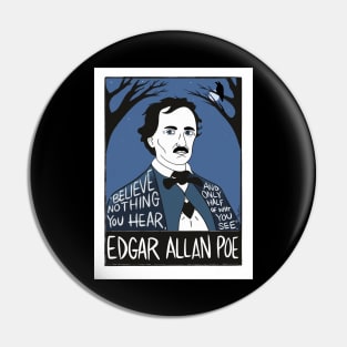 Edgar Allan Poe Pin