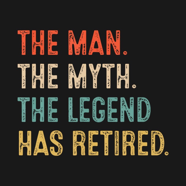 Retired 2022 The Myth Legend Has Retired Retirement by vulanstore