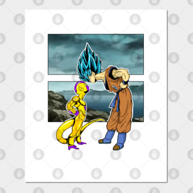 The Standoff Dragon Ball Z Posters And Art Prints Teepublic