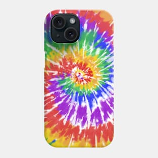 Bright Rainbow Tie Dye Phone Case