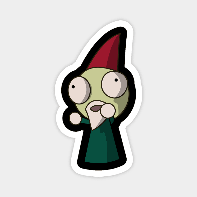 Invader Zim Gnome Magnet by OreFather