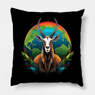 Gemsbok Earth Day Pillow