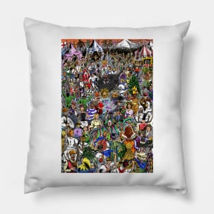 British Folk Customs Pillow