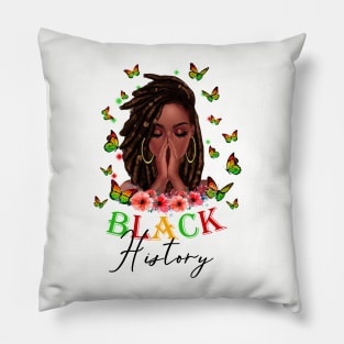 Black History, Black Girl Magic, Black Women, Black Queen Pillow