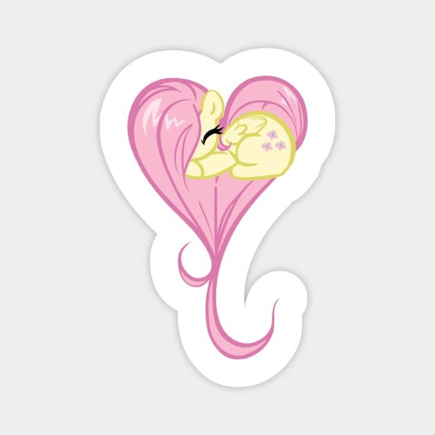 Heart Of Fluttershy Magnet by BambooDog