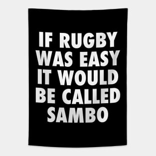 If Rugby Was Easy Tapestry