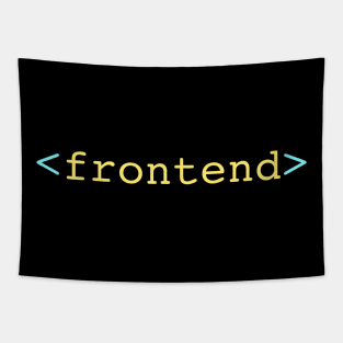 Front End Programmer T-Shirt Tapestry