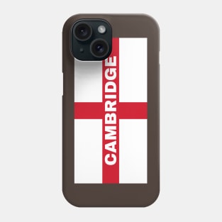 Cambridge City in English Flag Phone Case