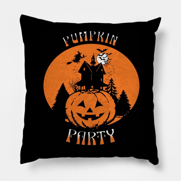 Pumpkin Party - Halloween Pillow by Off the Page