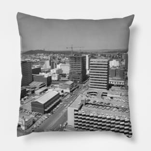 Vintage photo of Harare Zimbabwe Pillow