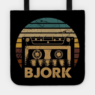 Great Gift Björk For Name Retro Styles Color 70s 80s 90s Tote